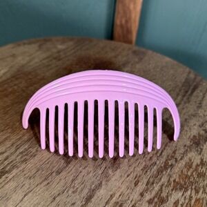Vintage Goody Tzer Banana Clip Hair Comb Replacement Pink 80s Retro‎ Accessory